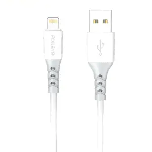 USB ir "Lightning" kabelis Foneng X66, 20W, 3A, 1 m (baltas)