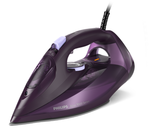 "Philips" 7000 serijos DST7051/30 HV garų lygintuvas tamsiai violetinės spalvos, garų lygintuvas, "…