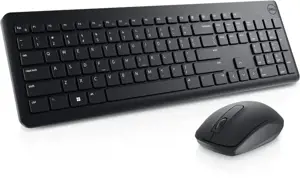 "Dell" belaidė klaviatūra ir pelė-KM3322W - rusų kalba (QWERTY)