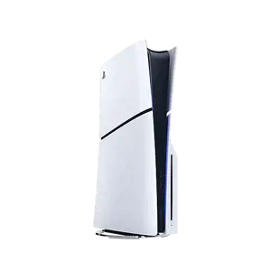 Sony PlayStation 5 (model group - slim), PlayStation 5, Black, White, 16384 MB, GDDR6, 448 GB/s, AMD