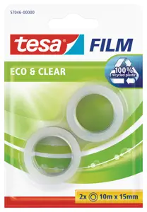 Ekologiška lipni juostelė TESA Film, 15mm x 10m, 2vnt.