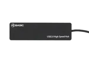 "Tellur Basic" USB šakotuvas, 4 prievadai, USB 2.0, juodas