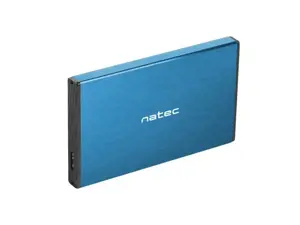 NATEC NKZ-1280 "Natec" išorinis korpusas RHINO GO, skirtas 2,5 SATA, USB 3.0, mėlynas