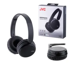 JVC HA-S36W ausinės Belaidės ausinės su ausinėmis, skirtos skambučiams ir muzikai "Bluetooth", juod…
