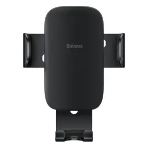Baseus Metal Age II gravitational car phone holder for ventilation grille black (Black)