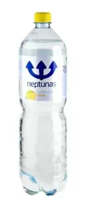 Natūralus mineralinis vanduo NEPTŪNAS, gazuotas, citrinų skonio, 1,5 l D