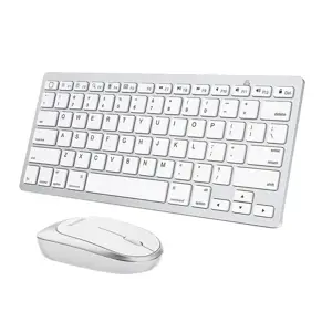 Pelės ir klaviatūros komplektas "Omoton KB066 30" (sidabrinės spalvos)