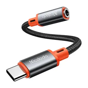 USB-C į AUX mini lizdą 3,5 mm garso adapteris Mcdodo CA-7561, DAC, 0,11 m (juodas)