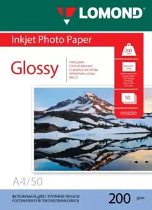 Fotopopierius Lomond Photo Inkjet Paper Blizgus 200 g/m2 A4, 50 lapų
