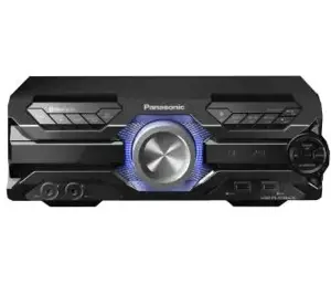 "Panasonic" stereosistema SC-AKX520E-K "Bluetooth", CD grotuvas, Belaidis ryšys, AUX įvestis, FM radijas