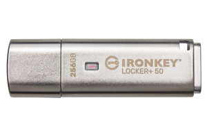 Kingston Technology IronKey 256GB Locker Plus 50 AES Encryption, 256 GB, USB Type-A, 3.2 Gen 1 (3.1…