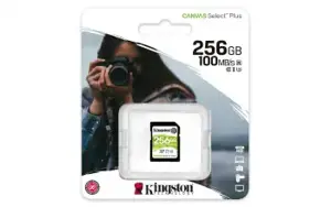 Kingston 256GB SDXC Canvas Select Plus 100R C10 UHS-I U3 V30 EAN: 740617298123