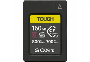 "Sony" CEA-G160T, 160 GB, CFexpress, 800 MB/s, 700 MB/s, juoda, geltona