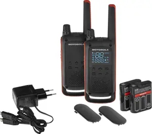 Motorola Talkabout T82 twin-pack + charger