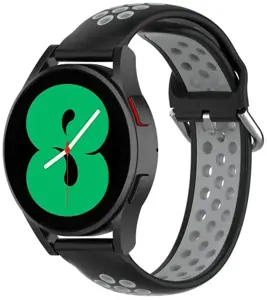 "Tech-Protect" laikrodžio dirželis SoftBand Samsung Galaxy Watch4, juodas/pilkas