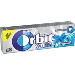 Kramtomoji guma ORBIT White Freshmint, 14 g