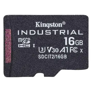 KINGSTON 16 GB microSDHC Industrial C10 A1 pSLC kortelė, viena pakuotė be adapterio