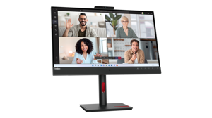 LENOVO T27hv-30 27 colių IPS 2560x1440 16:9 75Hz 300cd/m2 4 ms HDMI DP DP DP USB-C 3.2 G1 4xUSB 3.2 G1 USB-C 3.2 G1 USB-C 3.2 G1 RJ45 2x5W Raven Black