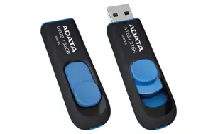 ADATA 32GB USB atmintinė UV128 USB 3.0 juoda/mėlyna