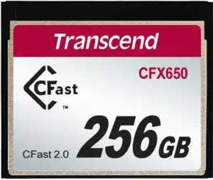 TRANSCEND CFX650 CFast 2.0 256GB kortelė R510MB/s MLC