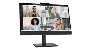 LENOVO T27hv-30 27 colių IPS 2560x1440 16:9 75Hz 300cd/m2 4 ms HDMI DP DP DP USB-C 3.2 G1 4xUSB 3.2 G1 USB-C 3.2 G1 USB-C 3.2 G1 RJ45 2x5W Raven Black