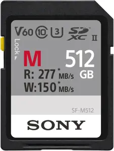 "Sony" atminties kortelė SDXC 512GB M-Series UHS-II C10 U3 V60