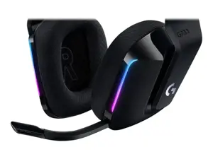 LOGITECH G733 LIGHTSPEED belaidės RGB žaidimų ausinės - juodos spalvos