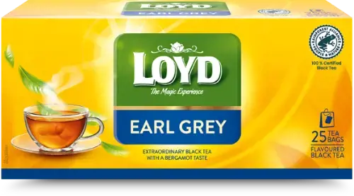 Juodoji arbata LOYD Earl Grey, 25 x 2 g