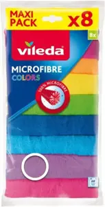 Valymo šluostė "Vileda Microfibre Colors" 8 vnt.