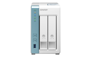 QNAP TS-233 2 lizdų ARM 2,0 GHz keturių branduolių 2xSATA 6 Gb/s 2 GB RAM įmontuota 1xGbE 1xUSB3.2 …