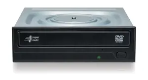 "Hitachi-LG Super Multi" DVD įrašymo įrenginys, juodas, dėklas, stalinis, DVD±RW, Serial ATA, 60000…