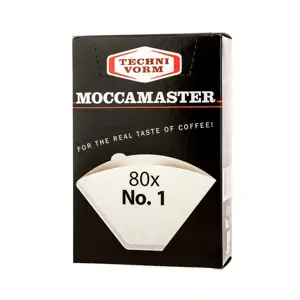 MOCCAMASTER Paper coffee filters Nr 1 disposable 80 pc(s)