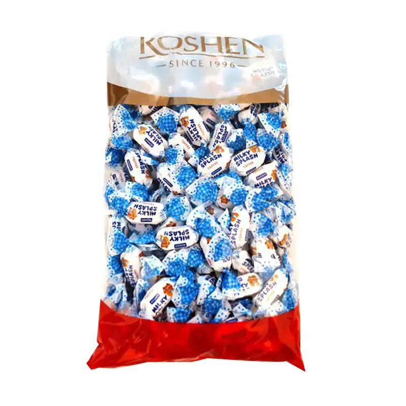 Saldainiai ROSHEN  Milky Splash, su pieno įdaru, 1kg