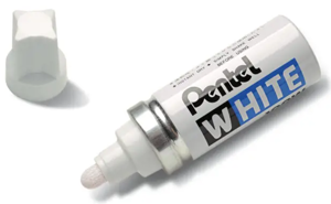 Permanentinis žymeklis Pentel Tool Paint White,  3 mm, 1x baltas