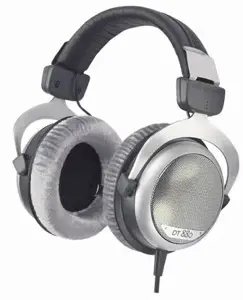 Beyerdynamic DT 880 ausinės, laidinės, ant ausų, juodos, sidabrinės