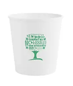 Vienkartiniai indeliai sriubai, VEGWARE, Green tree, popieriniai, 720 ml, D 115 mm, 25 vnt