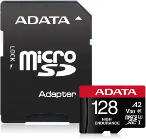 ADATA AUSDX128GUI3V30SHA2-RA1 Atminties kortelė 128 GB, "MicroSDXC", 10 klasės "Flash" atmintis, ad…