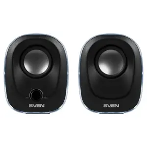 Garsiakalbiai SVEN 330, 2.0, juodi (USB), 5 W RMS, SV-014001