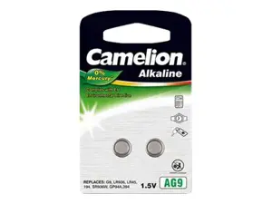 Camelion AG9/LR45/LR936/394, šarminis mygtukinis elementas, 2 vnt.