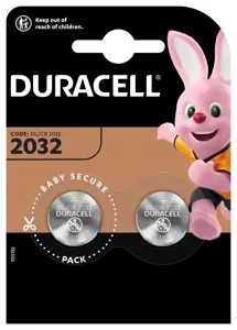 Baterijos DURACELL 2032, 2vnt