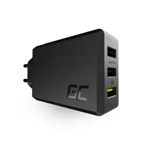 3 prievadų įkroviklis GC ChargeSource3 3xUSB 30W su greituoju įkrovimu Ultra Charge i Smart Charge