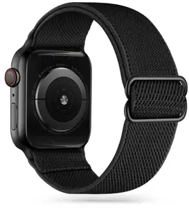 "Tech-Protect" laikrodžio dirželis Mellow Apple Watch 3/4/5/6/7/SE 42/44/45 mm, juodas