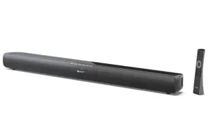 "Sharp" HT-SB100 2.0 garso juosta didesniam nei 32 colių televizoriui, HDMI ARC/CEC, Aux-in, optinis, "Bluetooth", USB, 80 cm, blizgios juodos spalvos