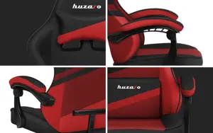 Žaidimų kėdė - "Huzaro Force 4.4 Red Mesh