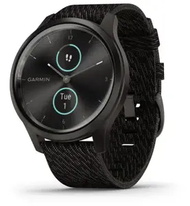 Išmanusis laikrodis Garmin Vivomove Style, Graphite, Black Pepper, Nylon