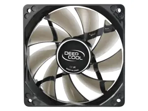 "DeepCool Wind Blade 120 B", ventiliatorius, 12 cm, 3100 aps/min, 26 dB, 65,16 cfm, juodas