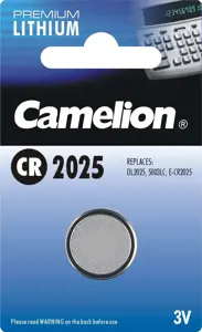 Camelion CR2025, ličio, 1 vnt.