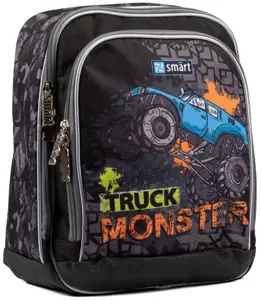 Mokyklinė kuprinė SMART H-55 Monster Truck, juoda