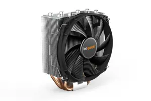 be quiet! Shadow Rock Slim 2 CPU Cooler, Cooler, 13.5 cm, 1400 RPM, 11.5 dB, 23.7 dB, Aluminium, Bl…