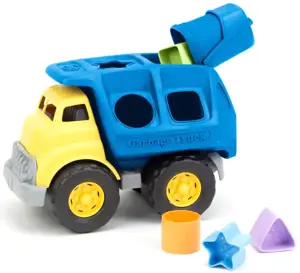 Green Toys formų rūšiuoklė-šiukšliavežis